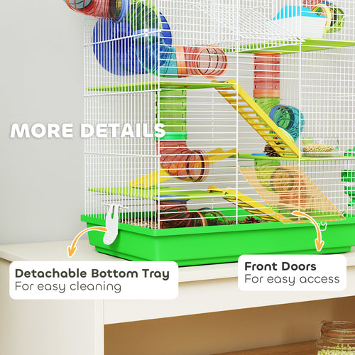 5 Tier Hamster Cage with Tubes and Tunnels by VetsPetStore