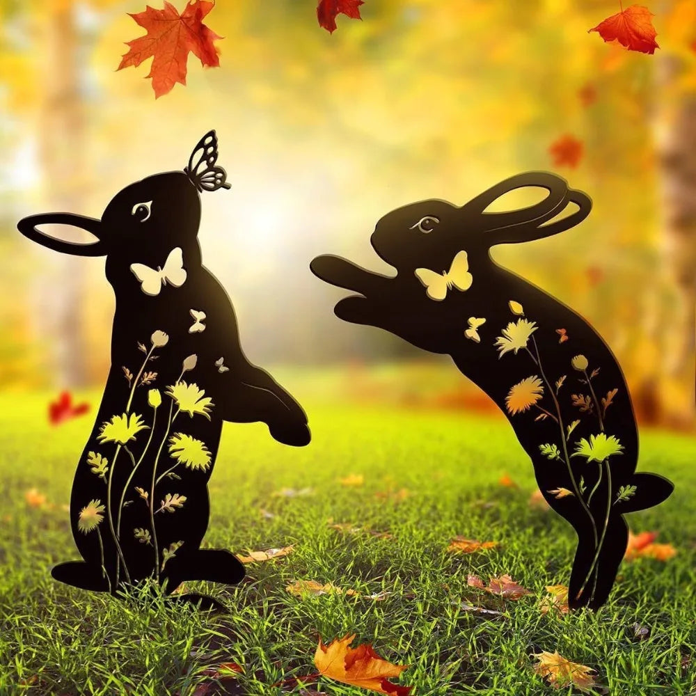 Cat, Dog, Rabbit Yard Art by Love My Pet