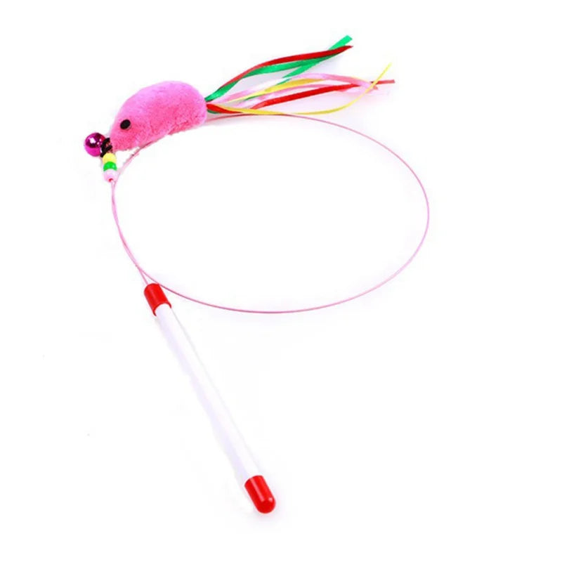 Interactive Cat Toy Feather Bird with Multiple Options by Love My Pet