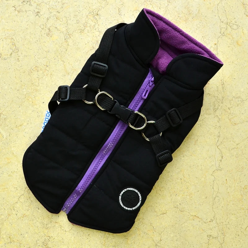 Winter Pet Jacket With Buckle by Love My Pet
