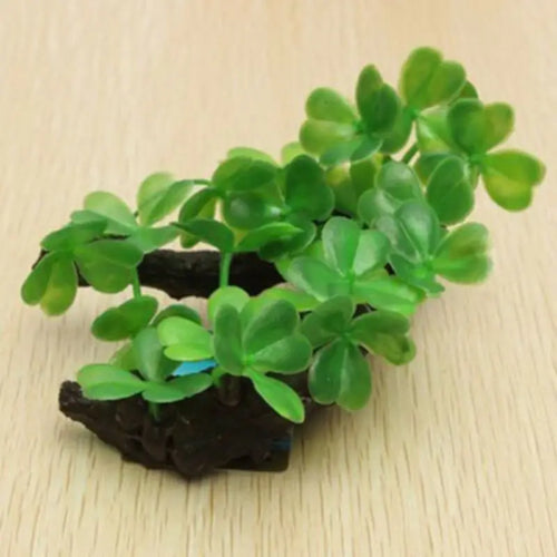 Artificial Aquarium Fish Tank Reptile Plant Wood Decoration by Love My Pet