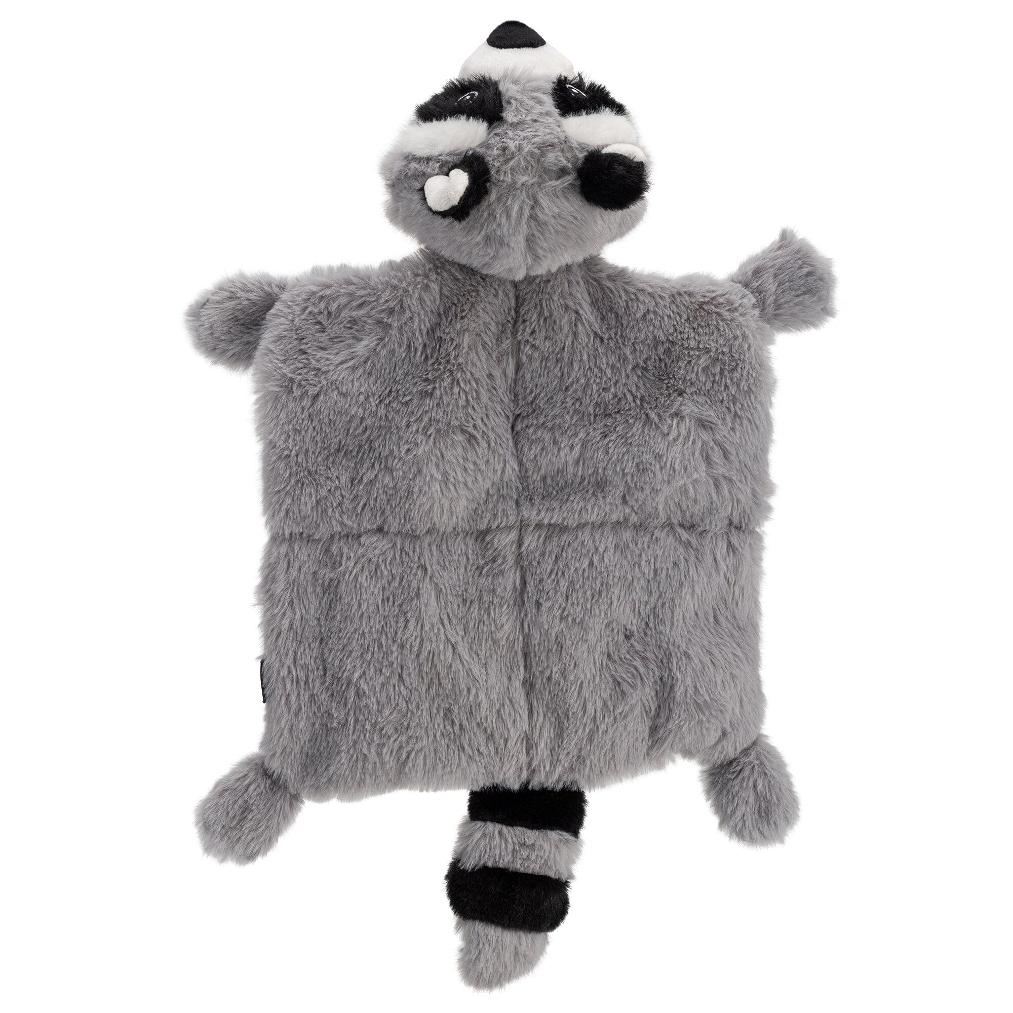 17.5" Raccoon Dog Toy with 4 Squeakers