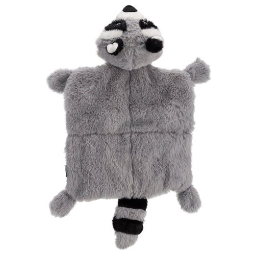 17.5" Raccoon Dog Toy with 4 Squeakers by Dogline