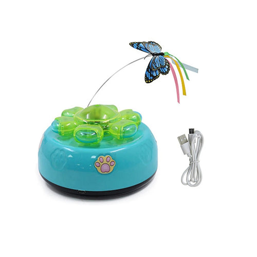Automatic Interactive Cat Toys Rechargeable With Fluttering Butterfly by Love My Pet