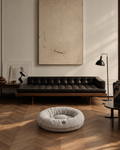 Chester & Lee | Furry Gray Donut Dog Bed by Chester & Lee