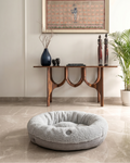 Chester & Lee | Furry Gray Donut Dog Bed by Chester & Lee