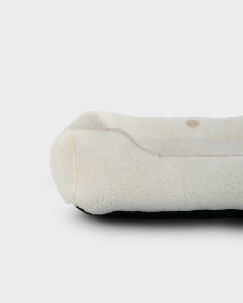 Chester & Lee | Furry Sleeper Dog Bed Beige by Chester & Lee