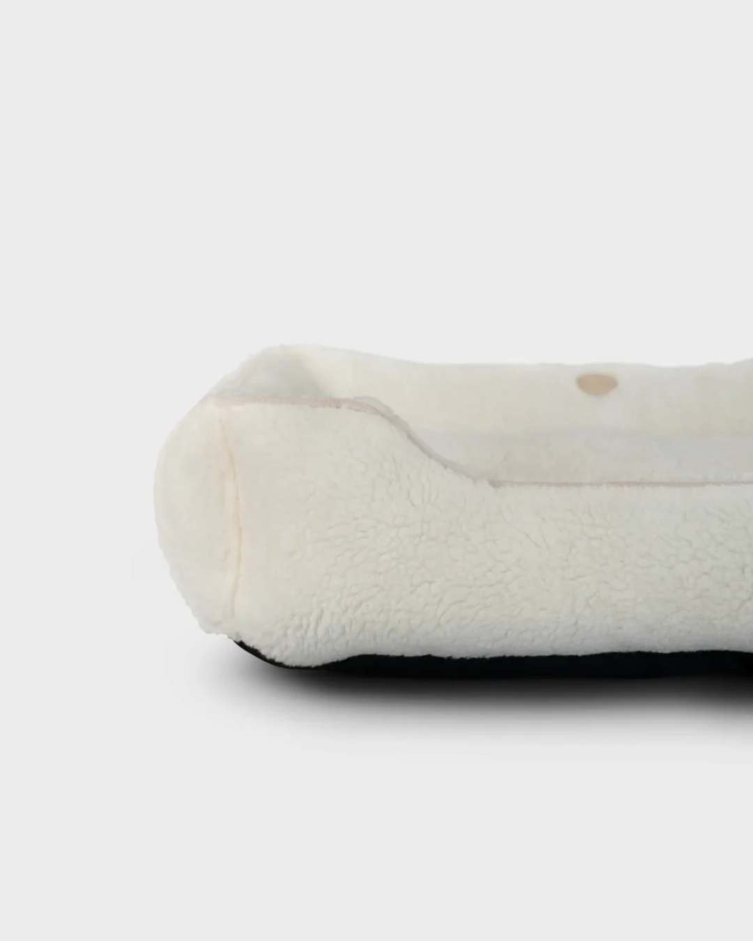 Chester & Lee | Furry Sleeper Dog Bed Beige by Chester & Lee