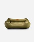 Chester & Lee | Vibrant Velvet Sleeper Dog Bed Olive by Chester & Lee