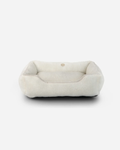 Chester & Lee | Furry Sleeper Dog Bed Beige by Chester & Lee