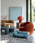 Chester & Lee | Vibrant Velvet Sleeper Dog Bed Tiffany by Chester & Lee