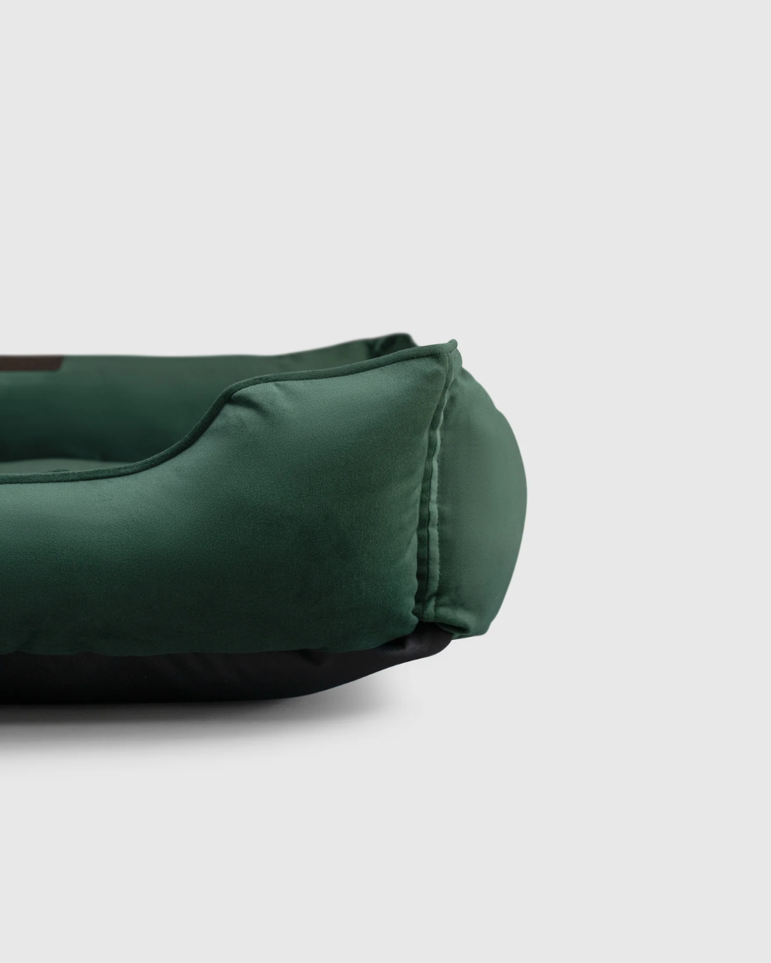Chester & Lee | Classic Velvet Sleeper Dog Bed Green by Chester & Lee