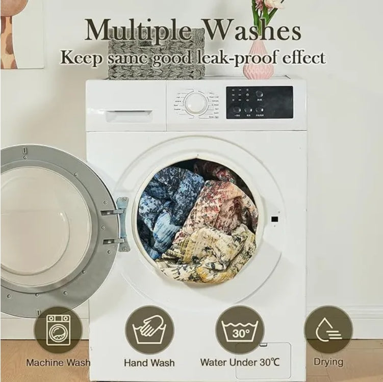 Qeils Washable Pee Pads For Dogs, 2 Pack 36x41 by Amazing Pet Bargains