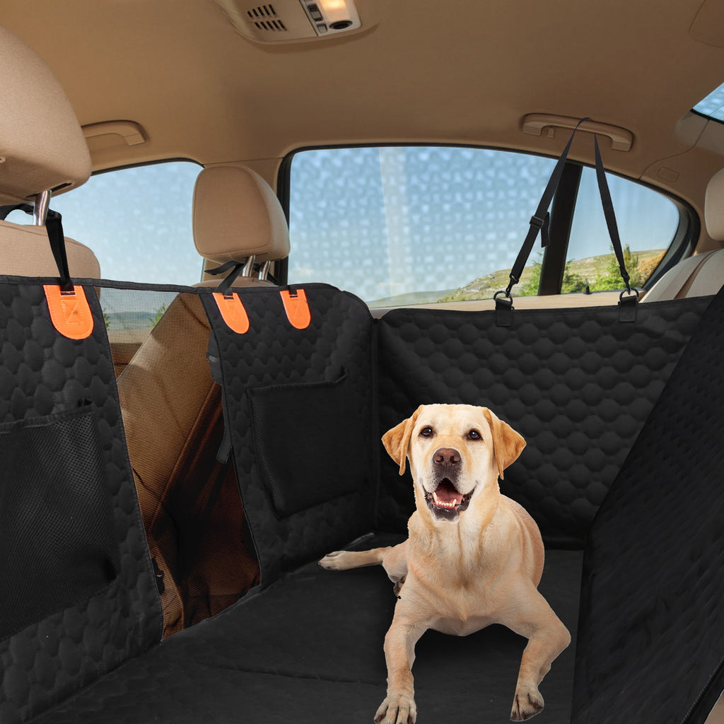 Dog Oxford Cloth Car Seat Protector With Slide Flaps For Cars Trucks SUVs by Amazing Pet Bargains