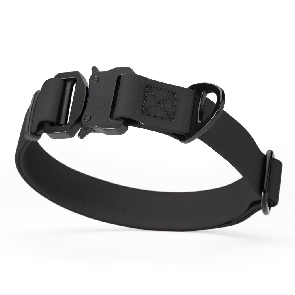 Waterproof Dog Collar with Metal Stab-Lock Buckle by Dogline