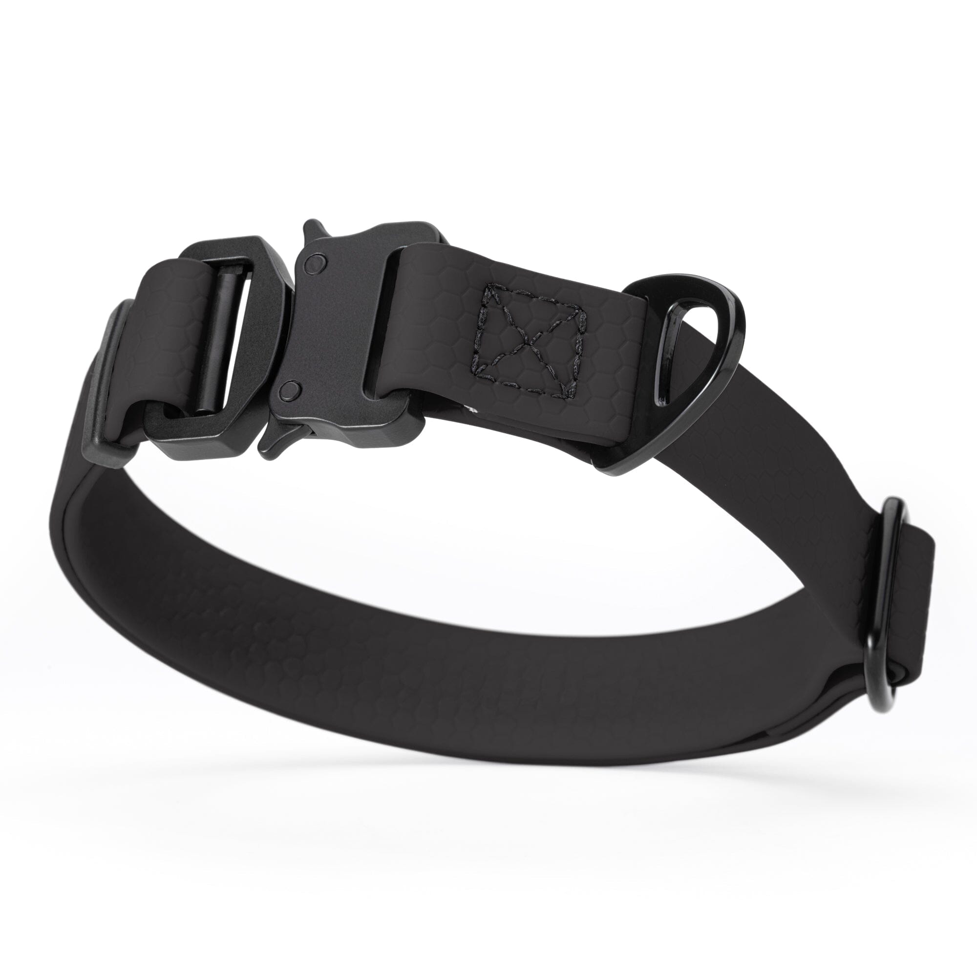 Waterproof Dog Collar with Metal Stab-Lock Buckle by Dogline
