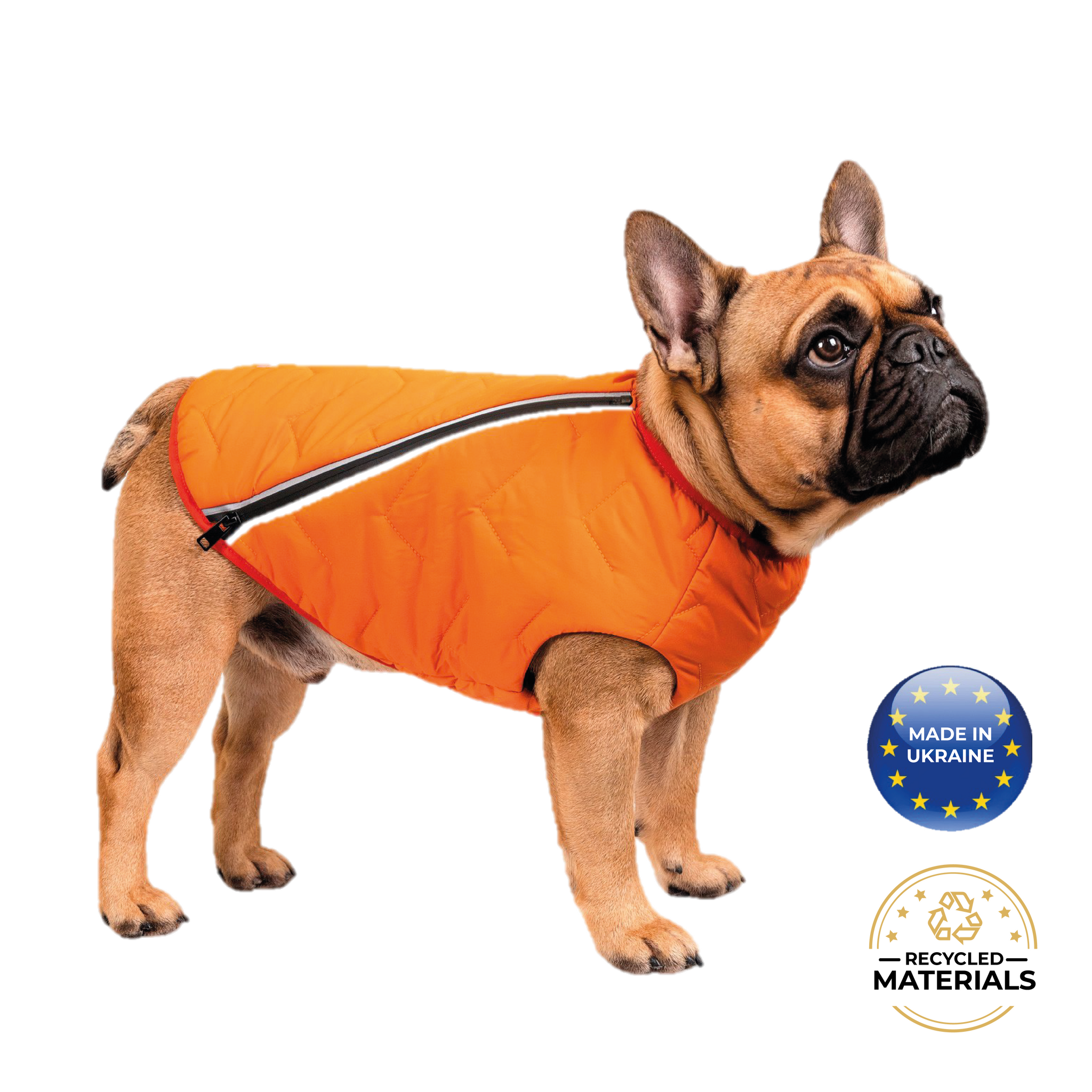 Sustainable Eco-Friendly Dog Jacket / Vest - Made in Ukraine by Bonne et Filou