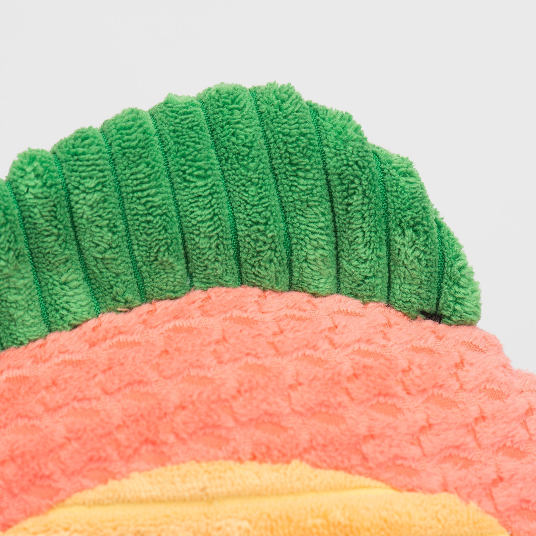 Rauccous Rainbow Trout Knottie® Plush Dog Toy by HuggleHounds