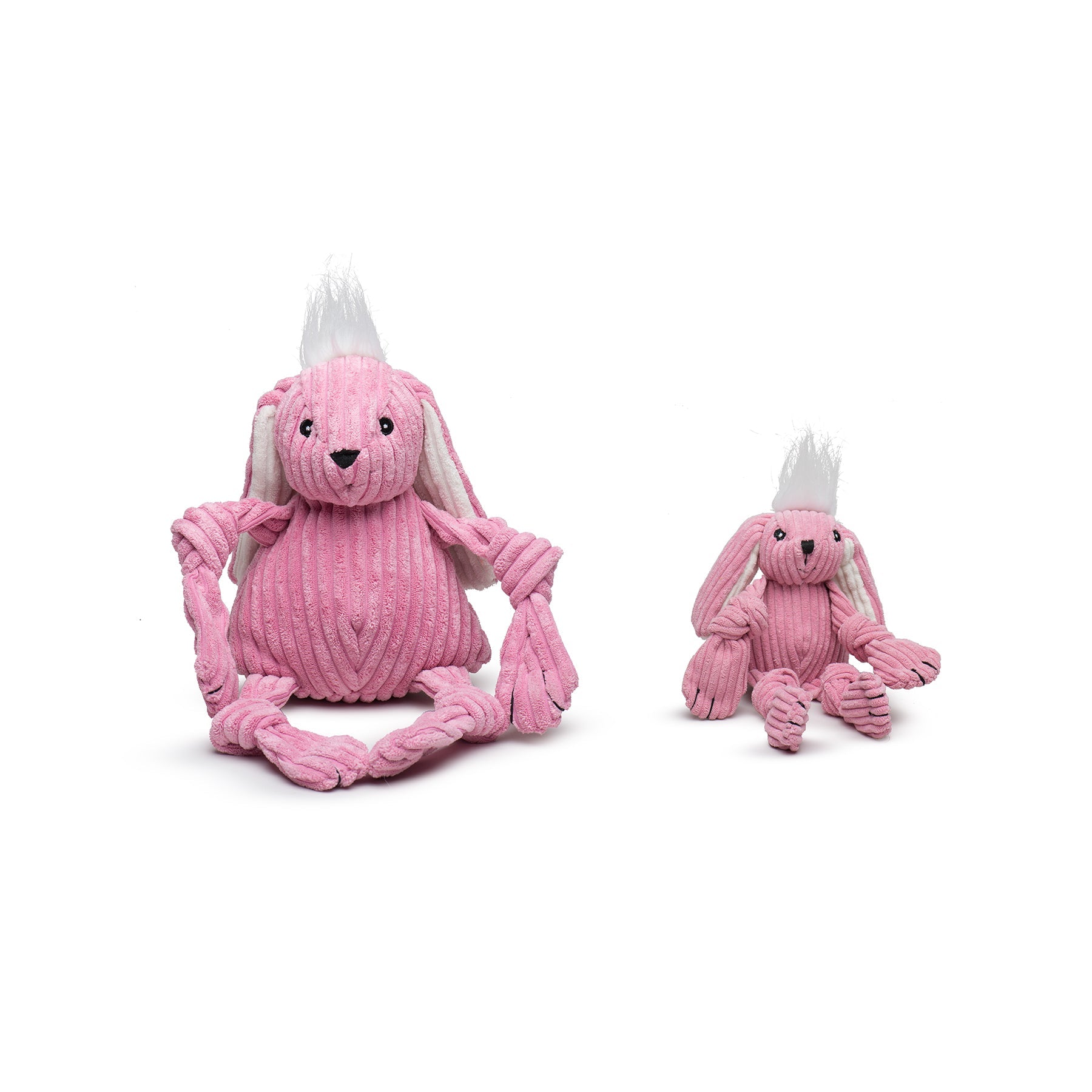 Bitsy Bunny Knottie® Plush Dog Toy by HuggleHounds