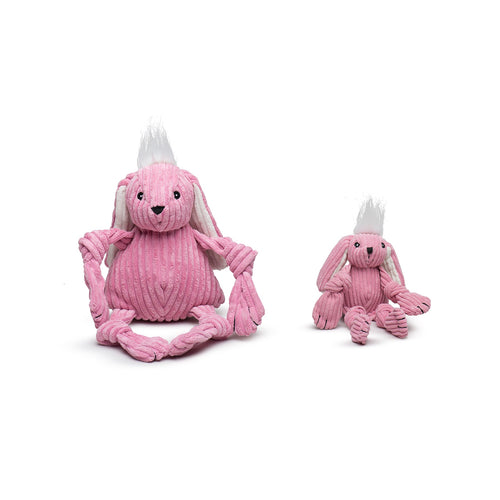 Bitsy Bunny Knottie® Plush Dog Toy by HuggleHounds