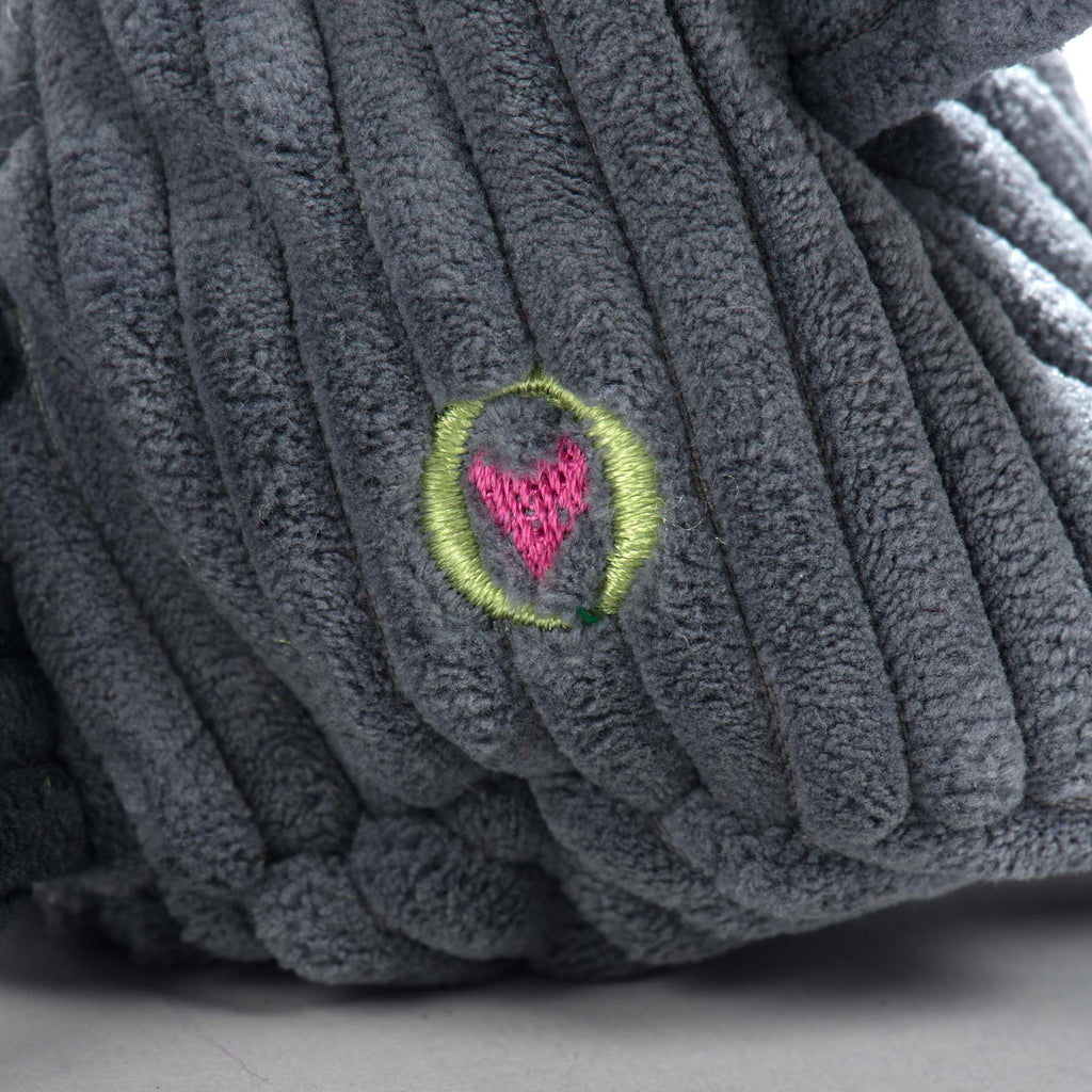 Reggie Raccoon Knottie® Plush Dog Toy by HuggleHounds