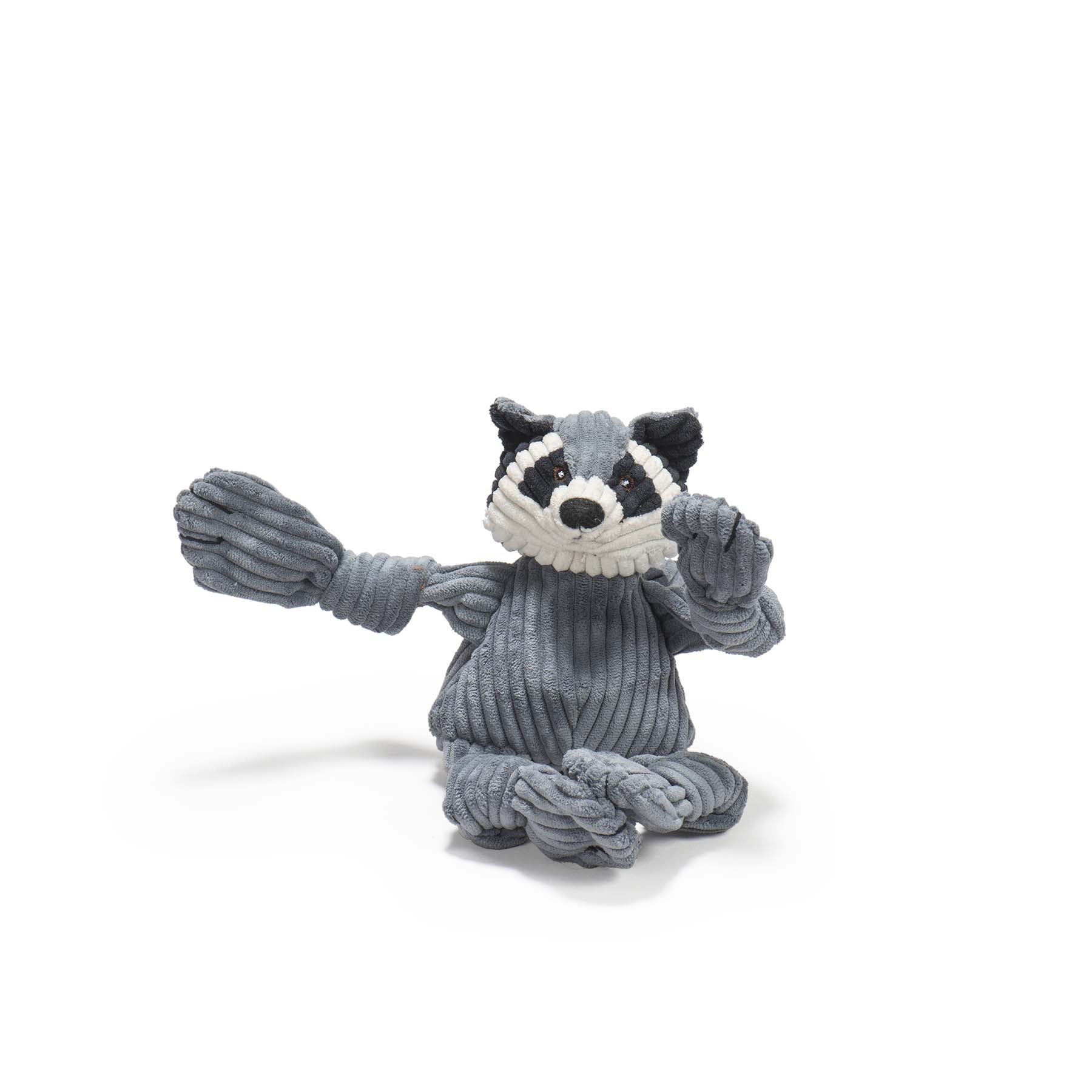 Reggie Raccoon Knottie® Plush Dog Toy by HuggleHounds