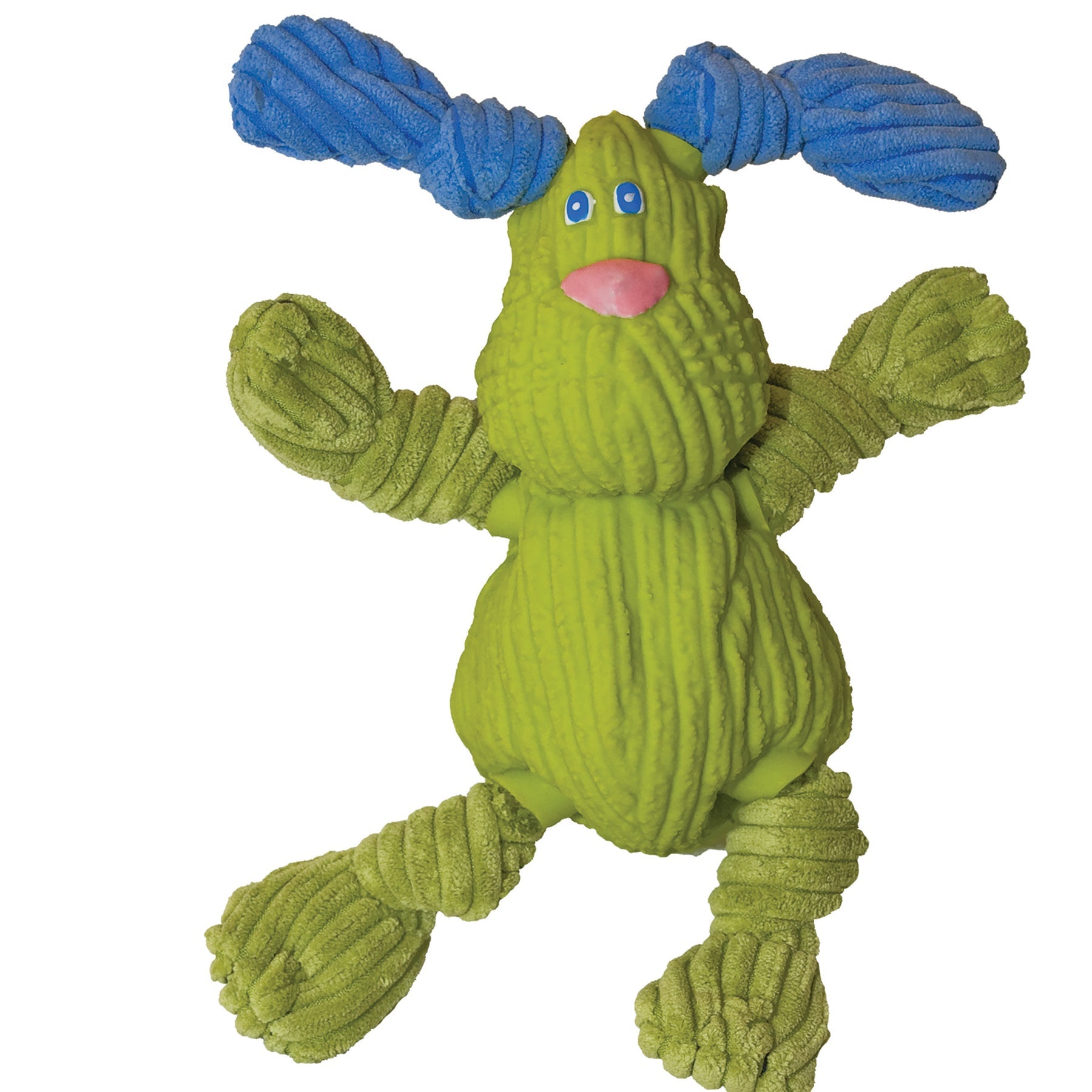 Huggle-Fusion® Bugsy Bunny Plush & Latex Dog Toy by HuggleHounds
