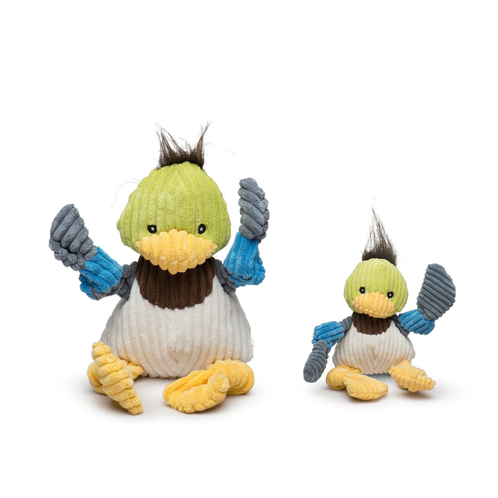 Dilly Duck Knottie® Plush Dog Toy by HuggleHounds