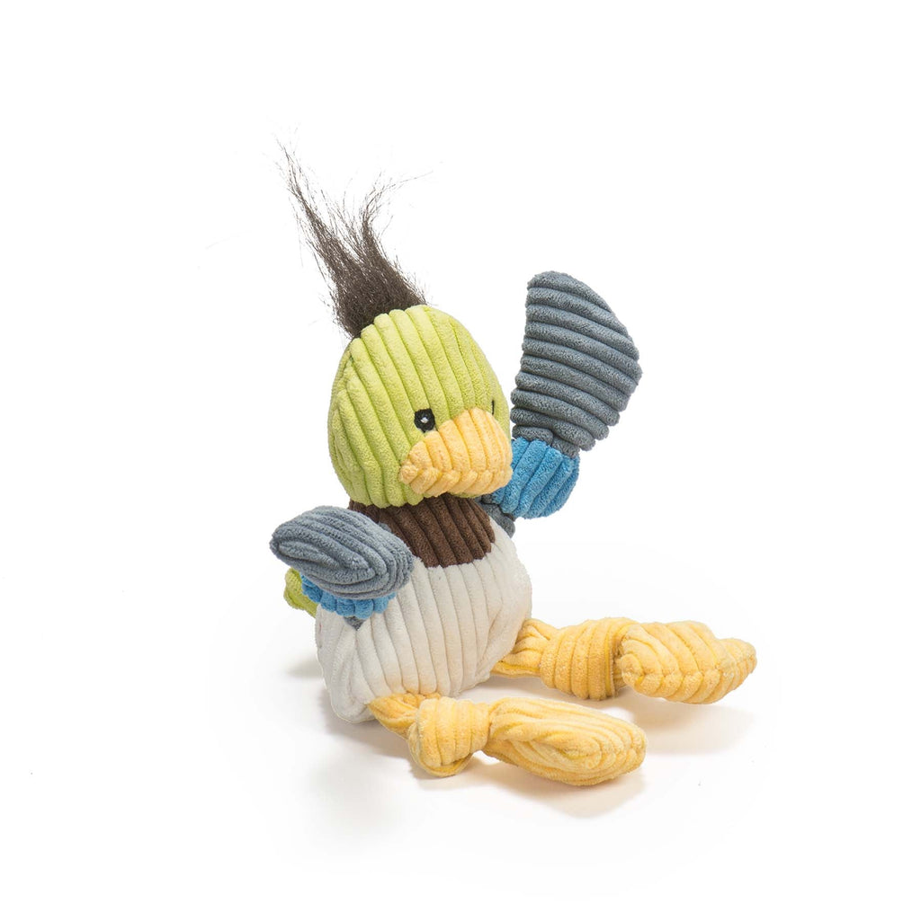 Dilly Duck Knottie® Plush Dog Toy by HuggleHounds