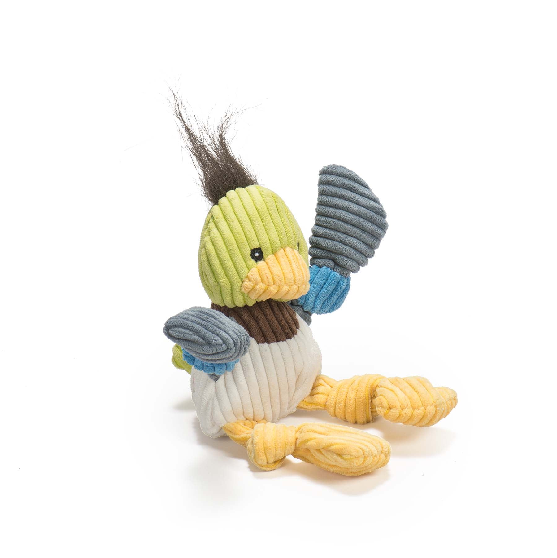 Dilly Duck Knottie® Plush Dog Toy by HuggleHounds
