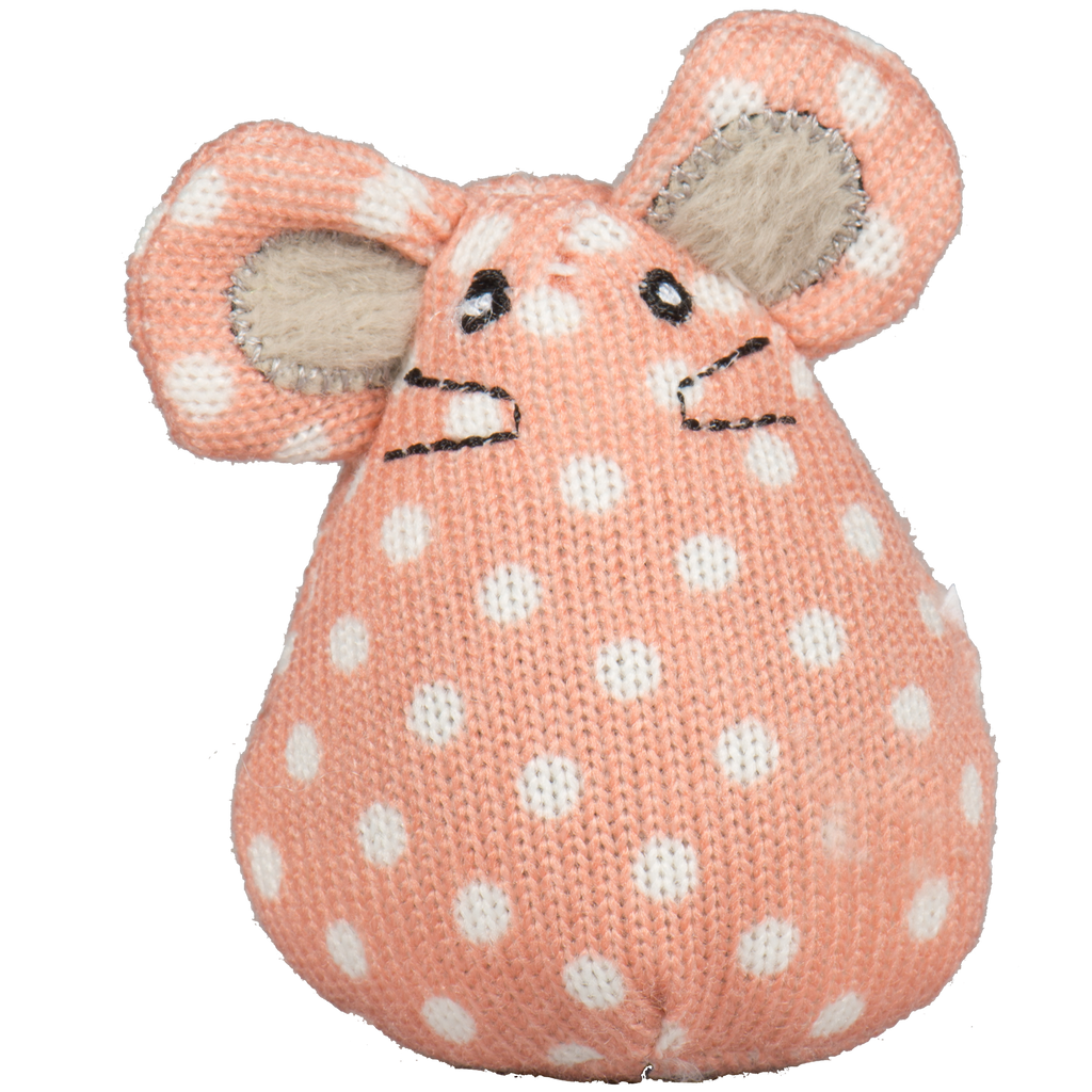 HuggleKats® Polka Dot Mice Bucket of Cat Toys, 16 Pack by HuggleHounds