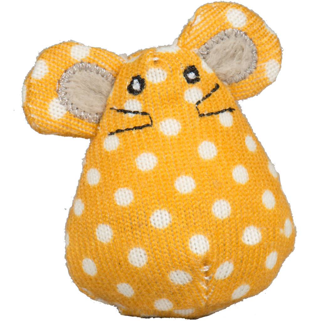 HuggleKats® Polka Dot Mice Bucket of Cat Toys, 16 Pack by HuggleHounds