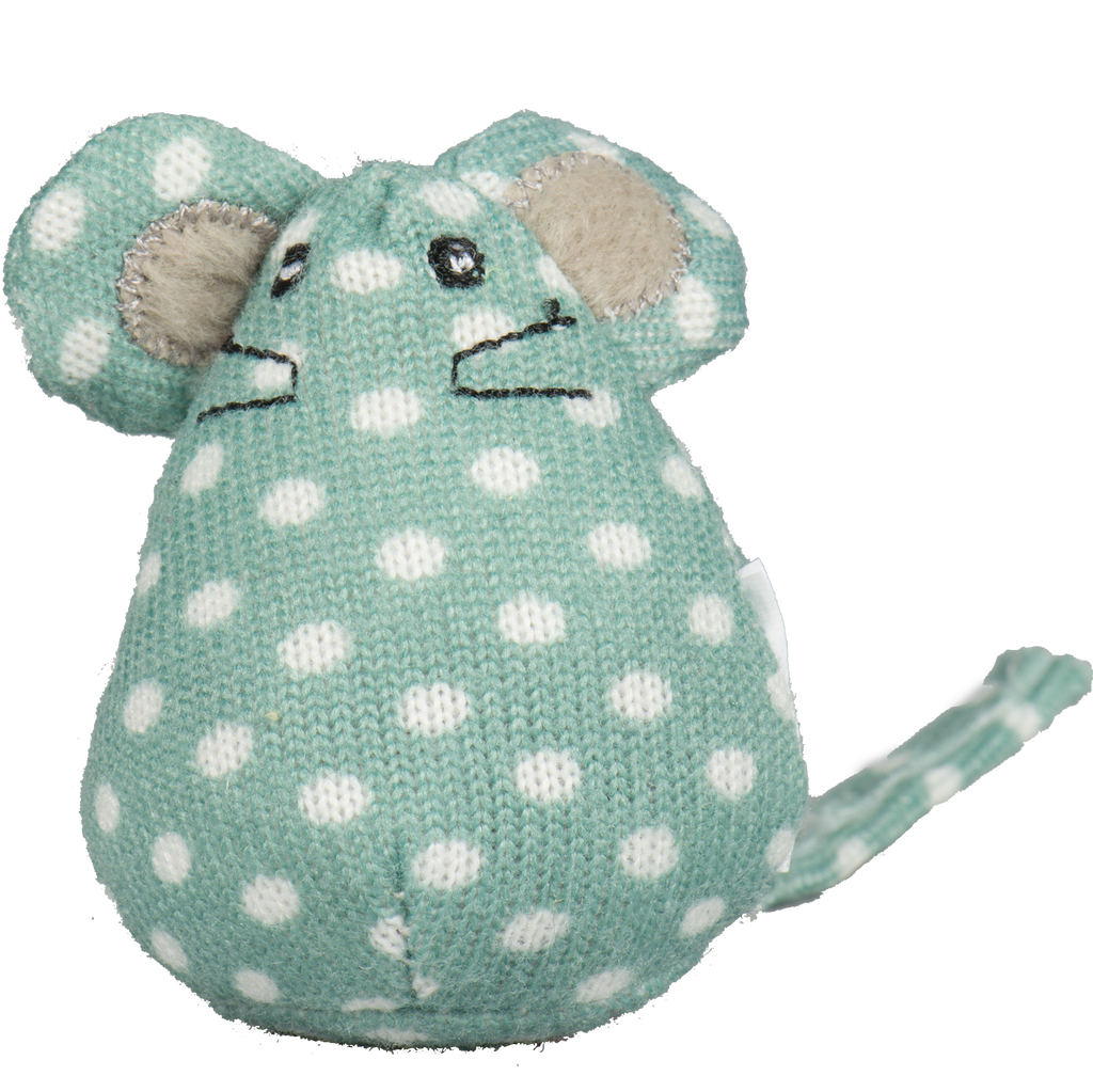 HuggleKats® Polka Dot Mice Bucket of Cat Toys, 16 Pack by HuggleHounds