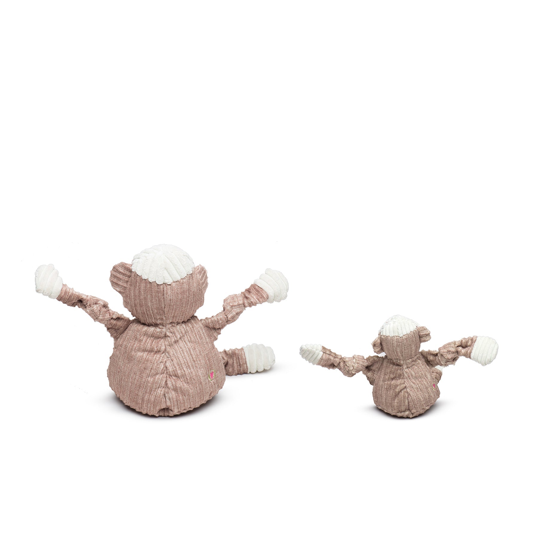 Stuey Sock Monkey Knottie® Plush Dog Toy by HuggleHounds