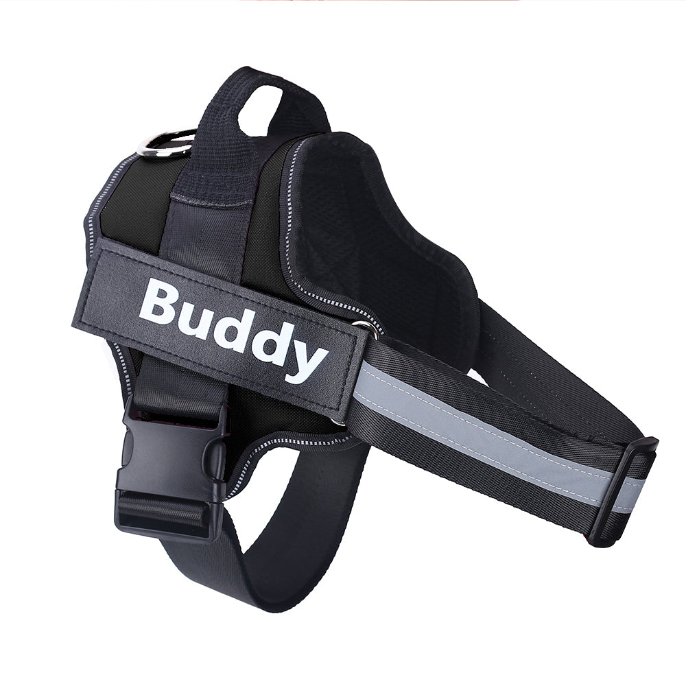 Personalized Dog Harness NO PULL Reflective Breathable Adjustable by Amazing Pet Bargains
