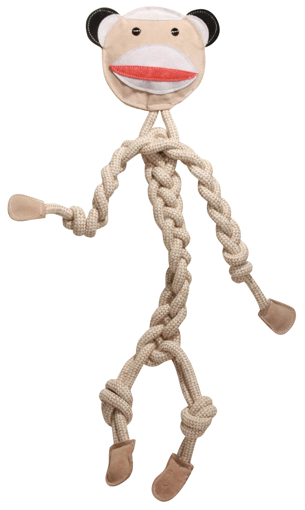 Natural Rope Knottie® Dog Toys, 3 Pack, XL (16mm rope diameter) by HuggleHounds
