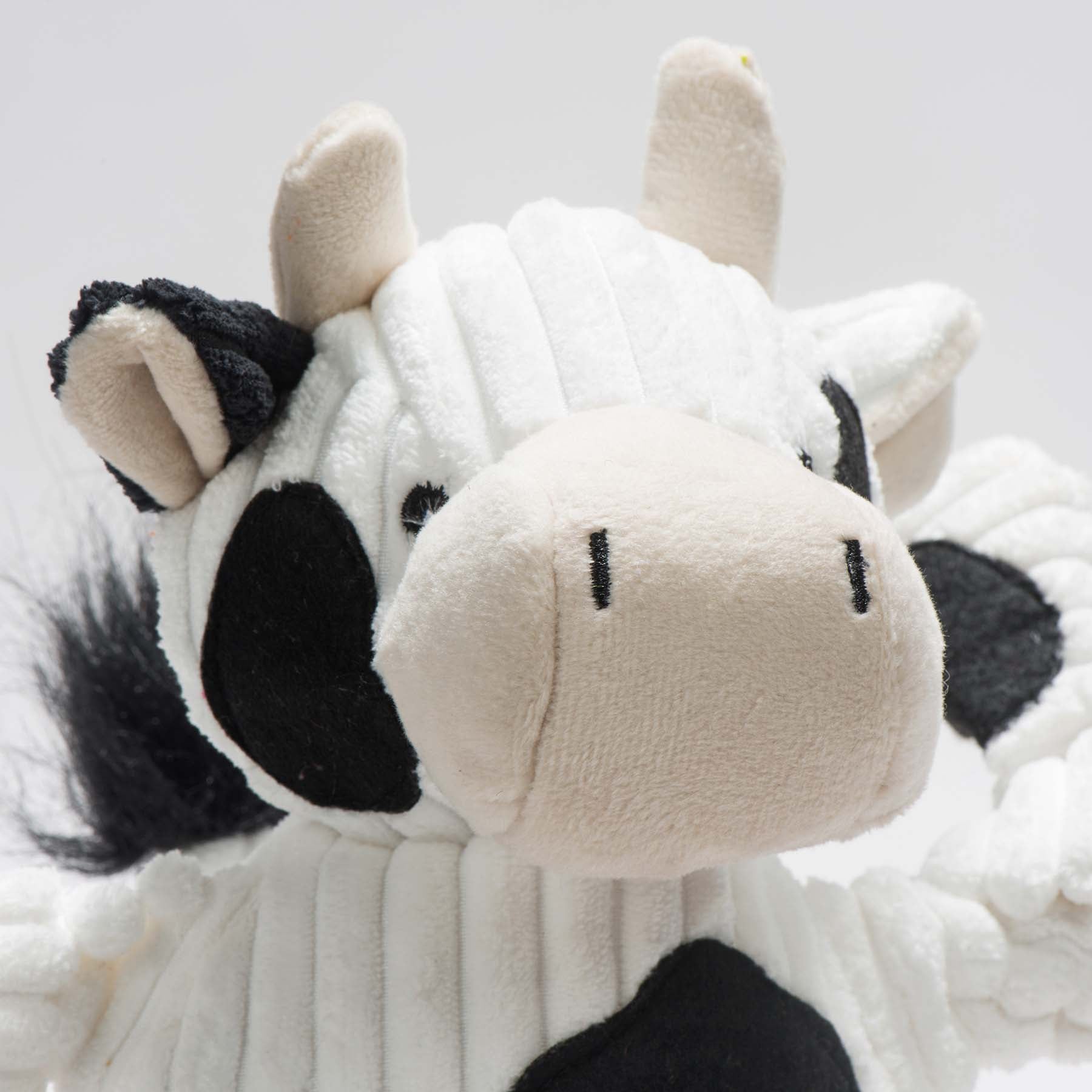 Dottie Cow Knottie® Plush Dog Toy by HuggleHounds
