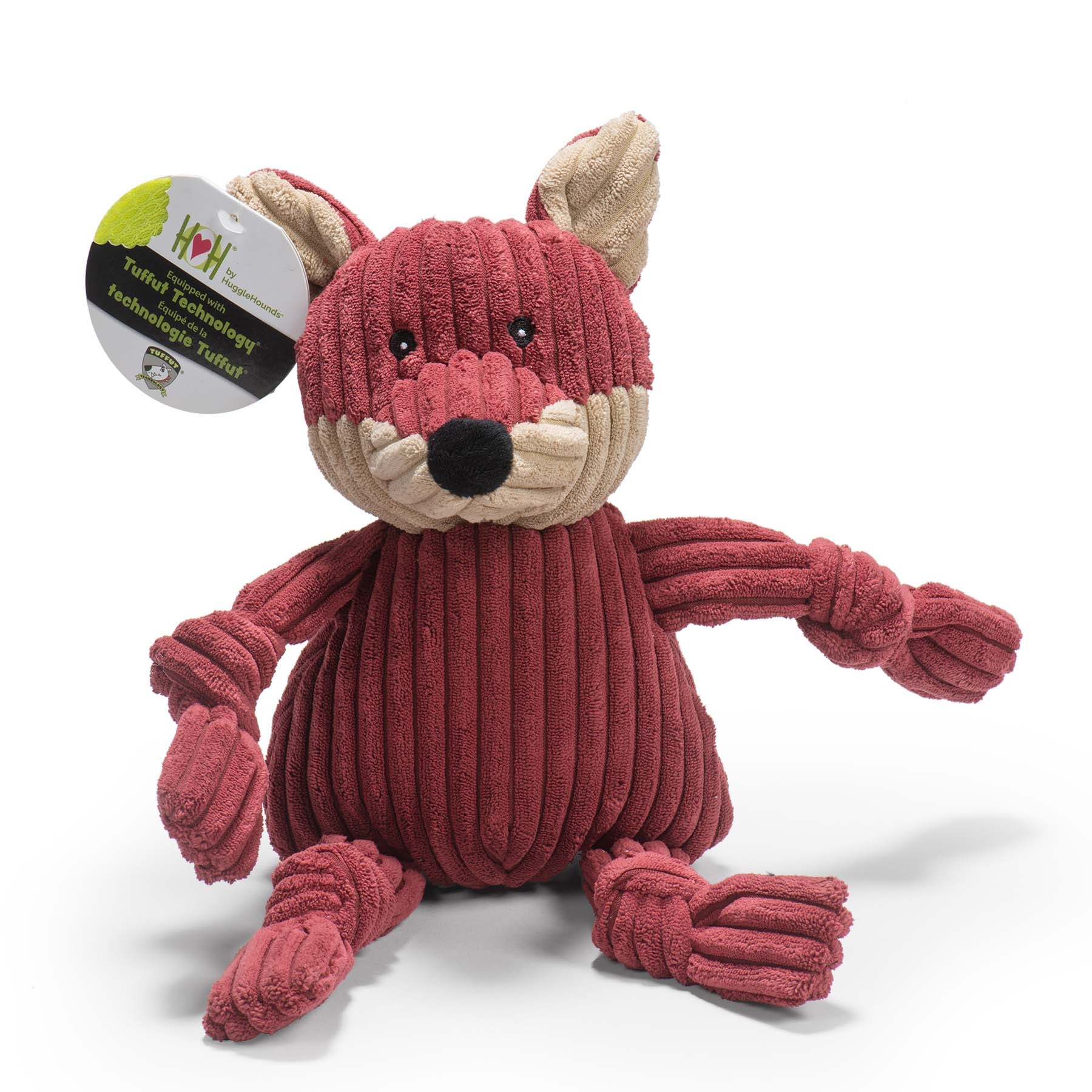Sly Fox Knottie® Plush Dog Toy by HuggleHounds