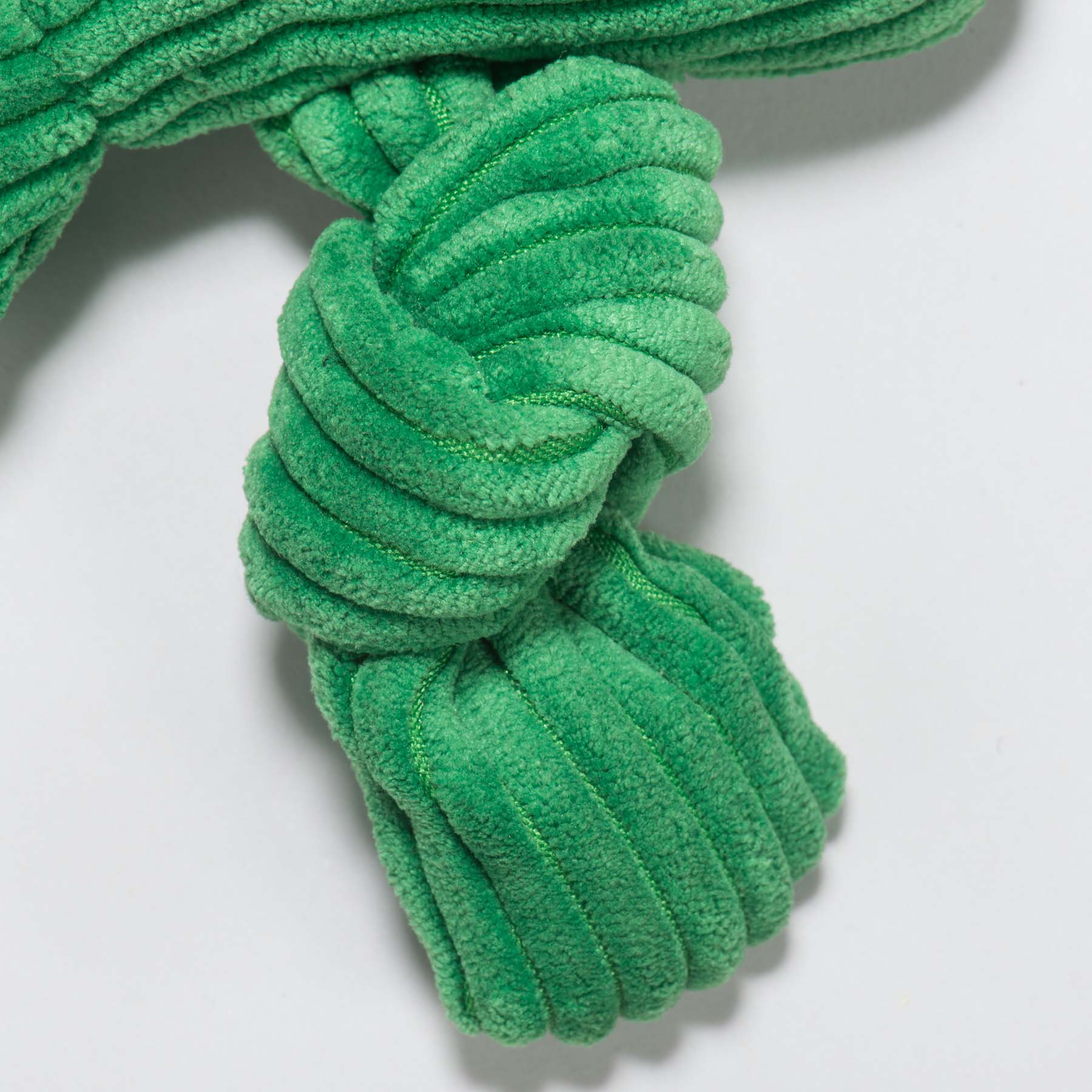 Fergie Frog Knottie® Plush Dog Toy by HuggleHounds