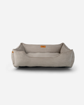 Chester & Lee | Fancy Corduroy Sleeper Dog Bed Taupe by Chester & Lee