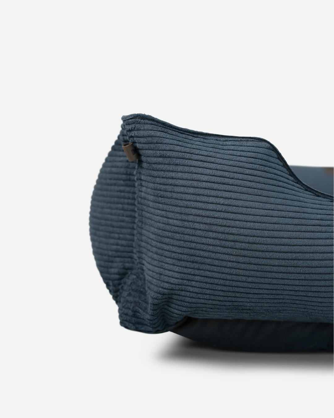 Chester & Lee | Fancy Corduroy Sleeper Dog Bed Graphite by Chester & Lee