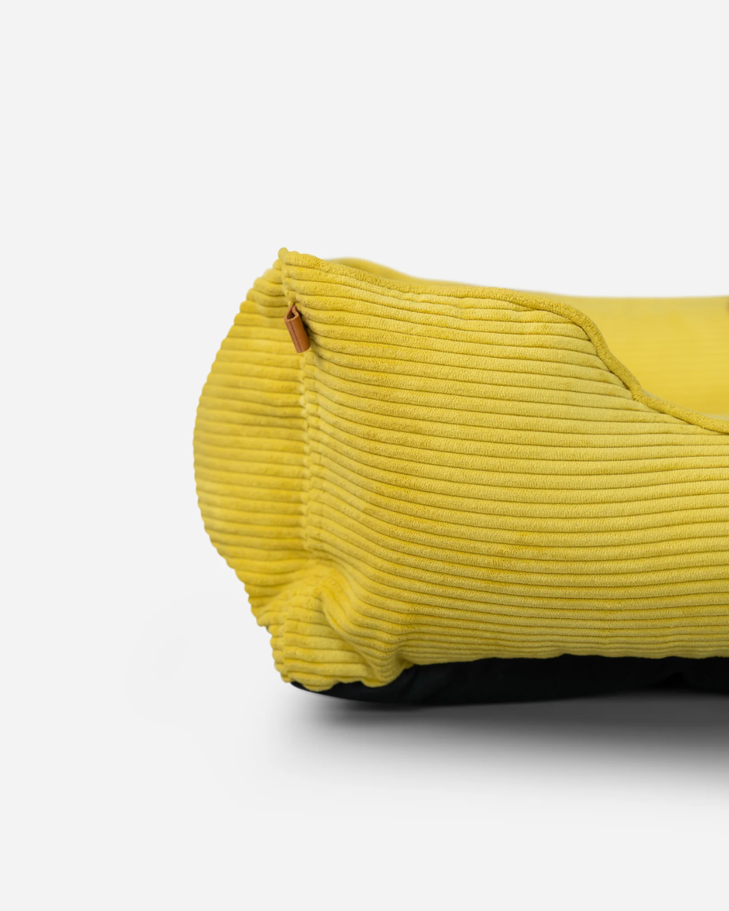 Chester & Lee | Fancy Corduroy Sleeper Dog Bed Sunny Yellow by Chester & Lee