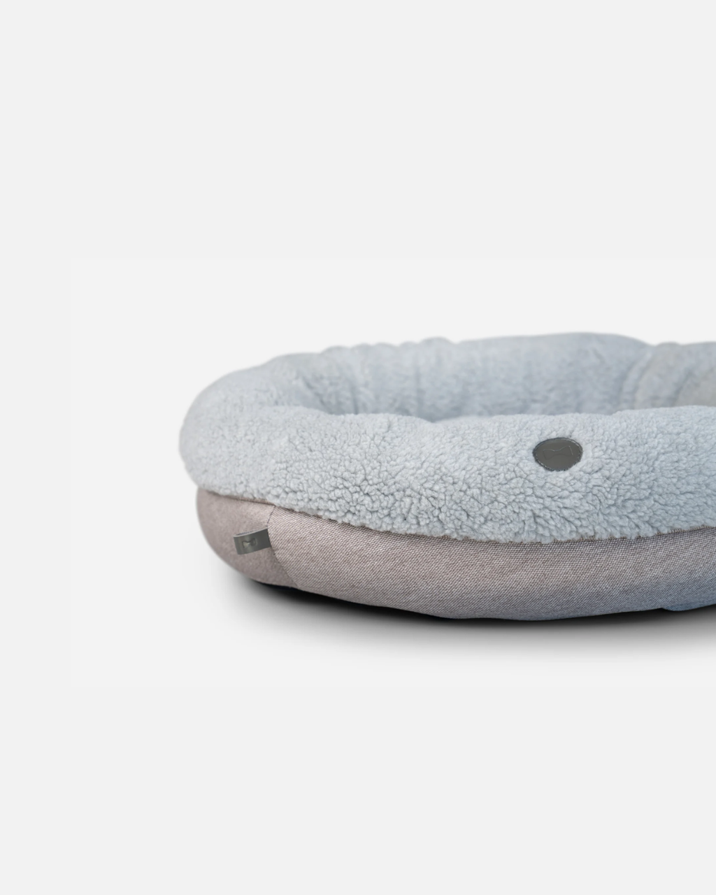 Chester & Lee | Furry Gray Donut Dog Bed by Chester & Lee