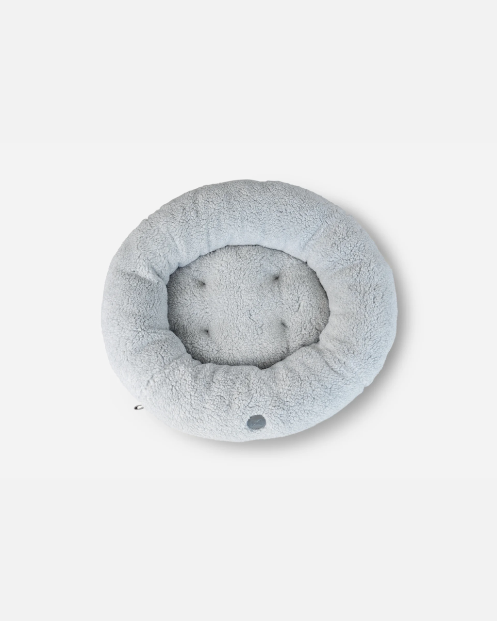 Chester & Lee | Furry Gray Donut Dog Bed by Chester & Lee