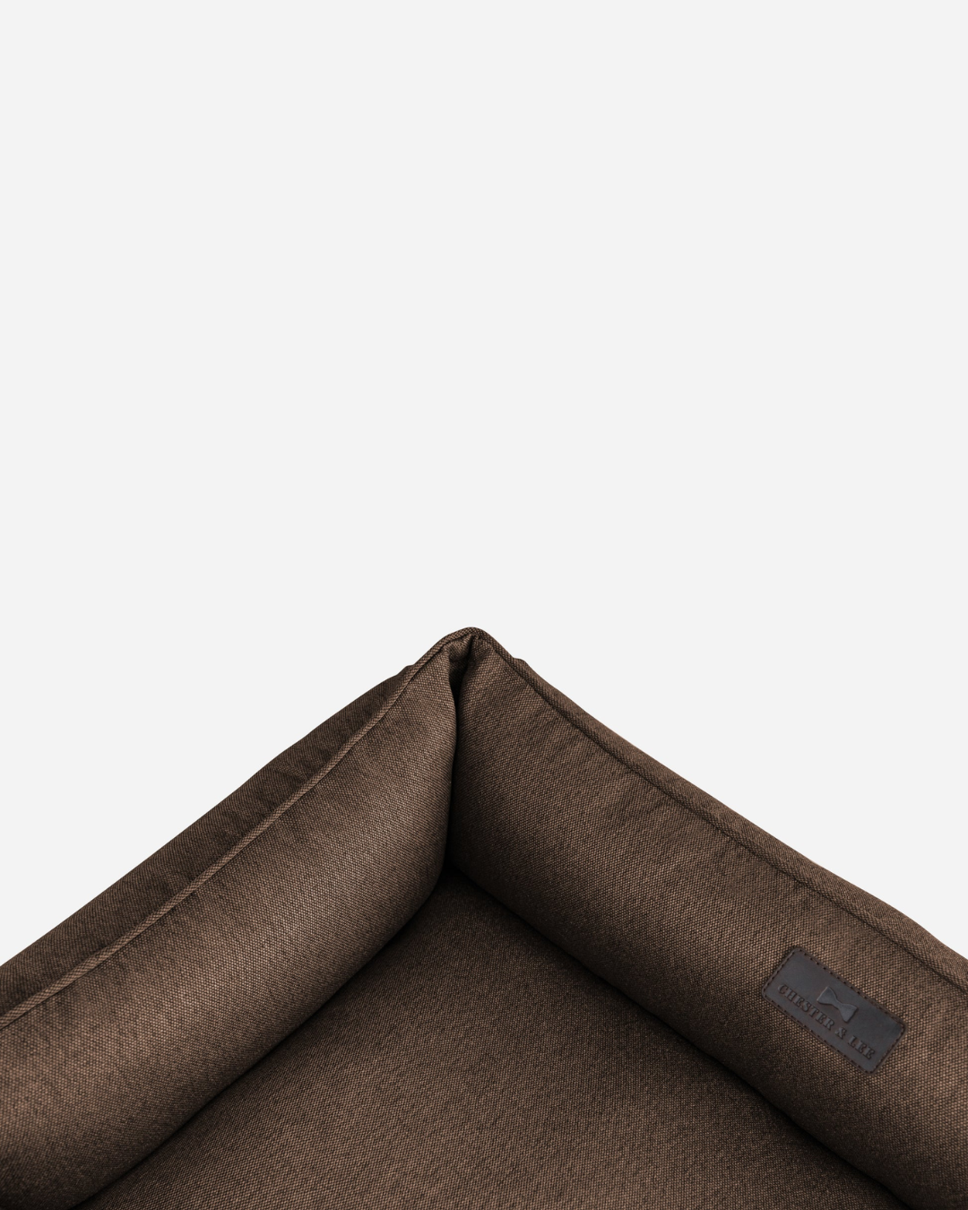 Chester & Lee | Cotton Sleeper Dog Bed Brown by Chester & Lee