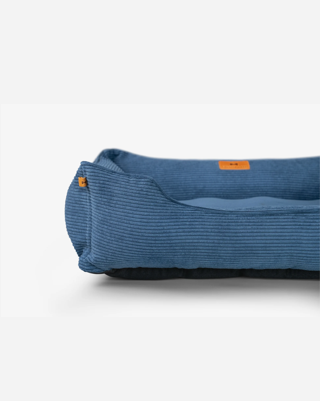 Chester & Lee | Fancy Corduroy Sleeper Dog Bed Blue by Chester & Lee