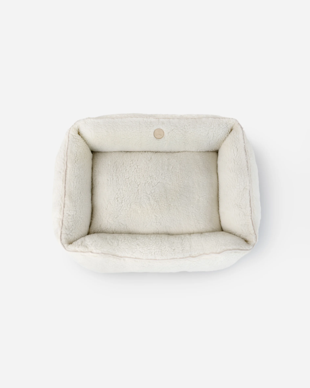 Chester & Lee | Furry Sleeper Dog Bed Beige by Chester & Lee