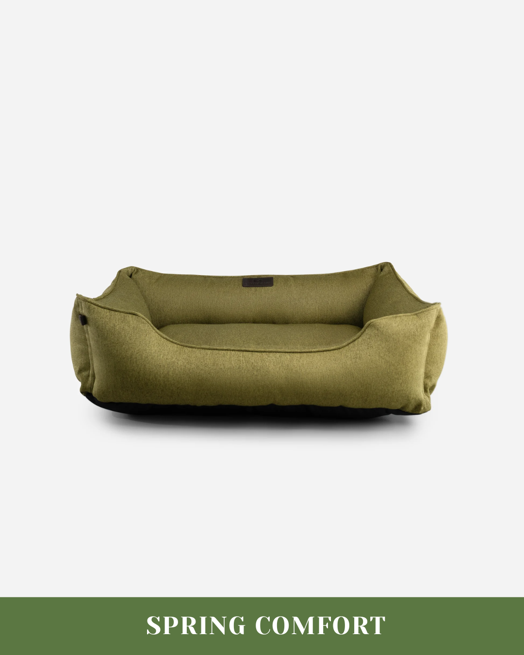 Chester & Lee | Cotton Sleeper Dog Bed Olive by Chester & Lee