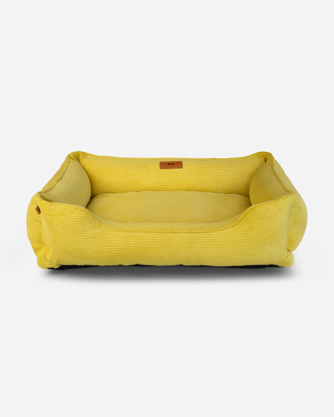 Chester & Lee | Fancy Corduroy Sleeper Dog Bed Sunny Yellow by Chester & Lee