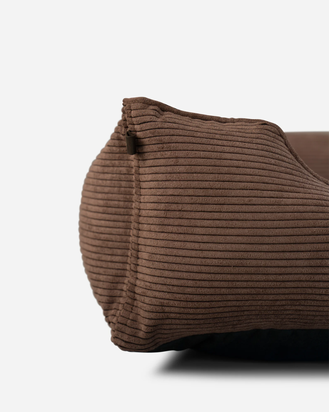 Chester & Lee | Fancy Corduroy Sleeper Dog Bed Brown by Chester & Lee